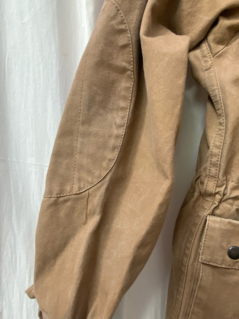 Vintage Banana Republic Safari Bush Jacket XS Italian Canvas Military Field Coat - Picture 5 of 16